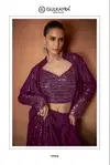Vivah By Gulkayra Georgette Indo Western Lehenga Wholesale Shop In Surat
